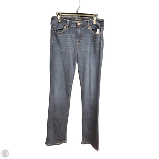 Jeans Straight By Liverpool In Blue Denim, Size: 10