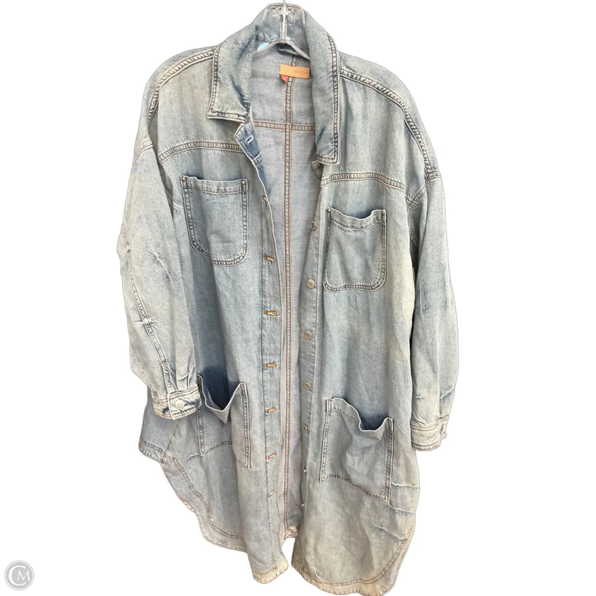 Jacket Denim By Pilcro In Blue Denim, Size: S