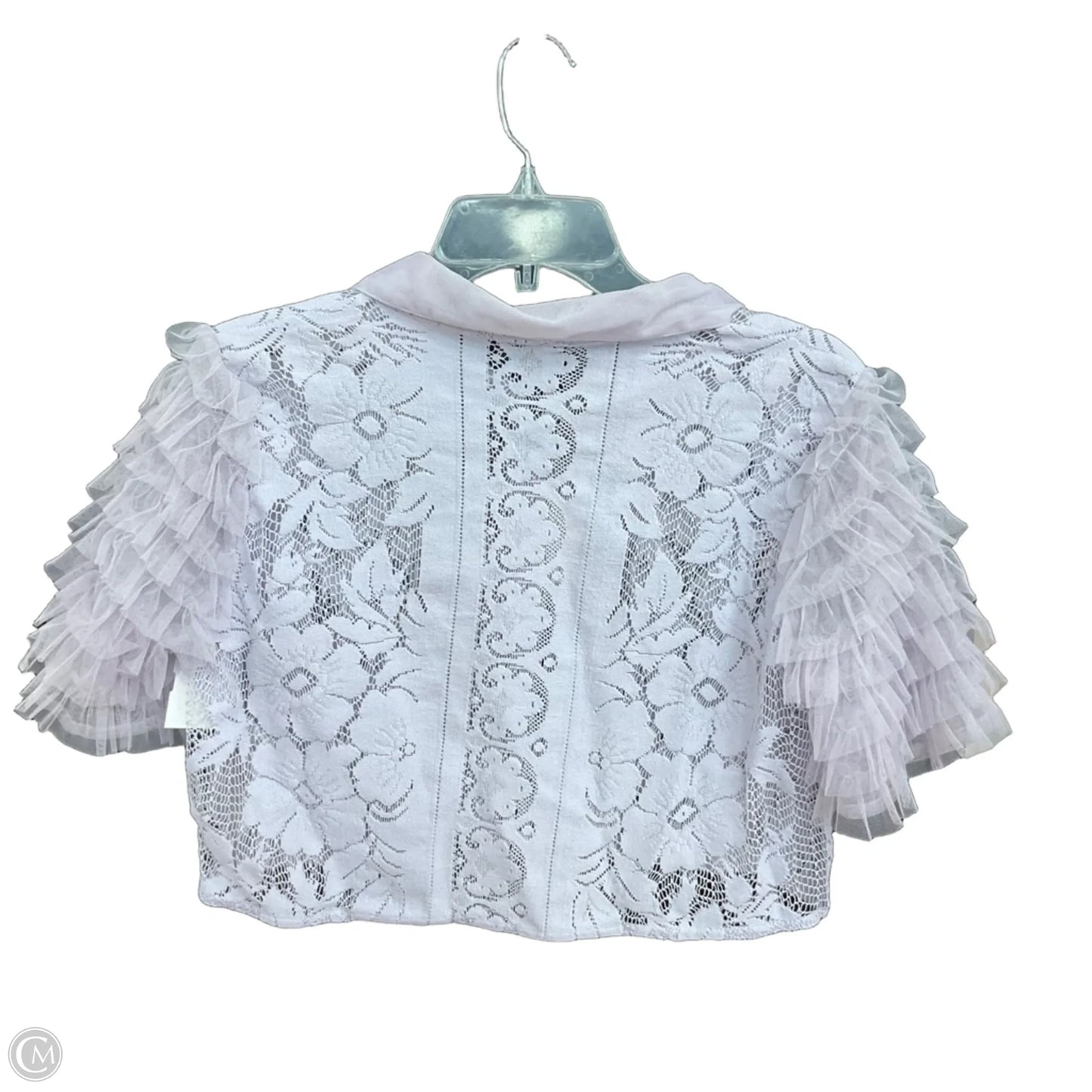 Top Short Sleeve By Free People In Purple, Size: S