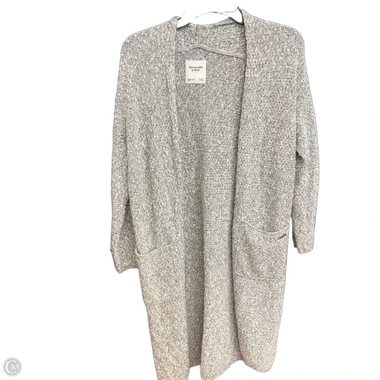 Sweater Cardigan By Abercrombie And Fitch In Grey, Size: S