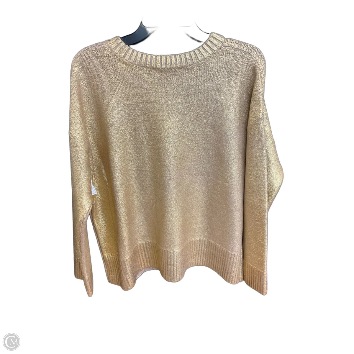 Sweater By Loft In Gold, Size: M