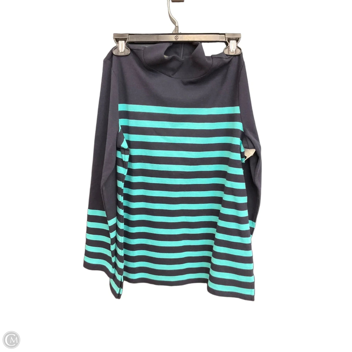 Top Long Sleeve By Talbots In Striped Pattern, Size: Mp