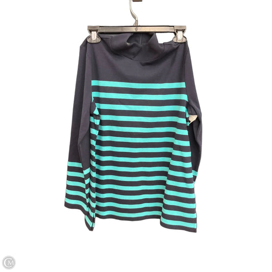 Top Long Sleeve By Talbots In Striped Pattern, Size: Mp
