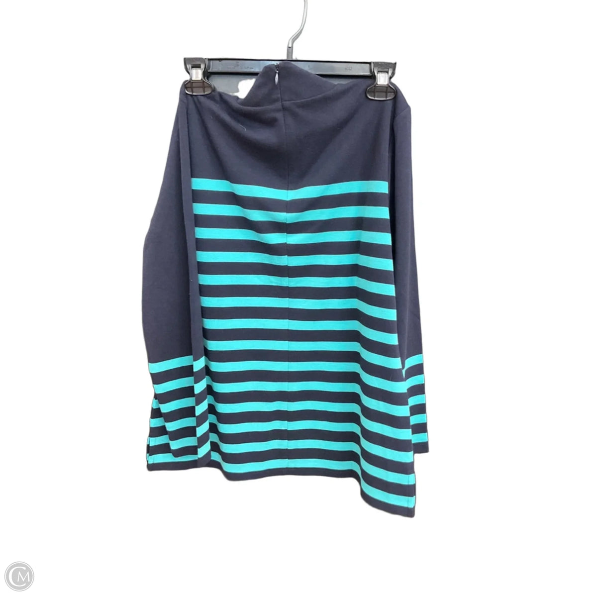 Top Long Sleeve By Talbots In Striped Pattern, Size: Mp