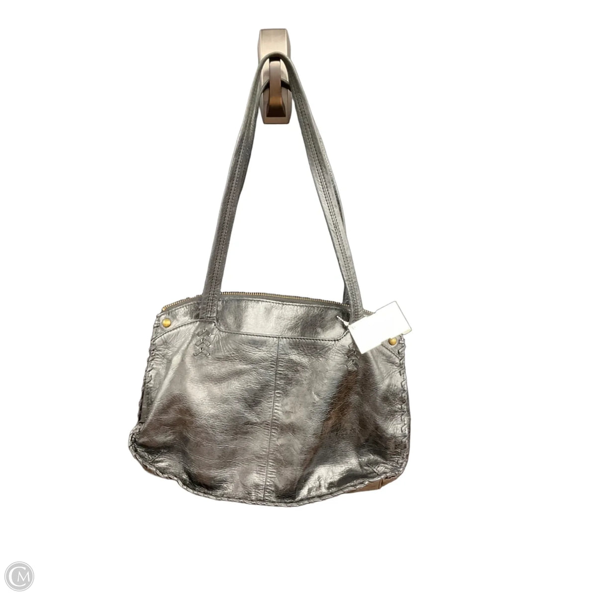 Handbag Leather By Hobo Intl, Size: Medium