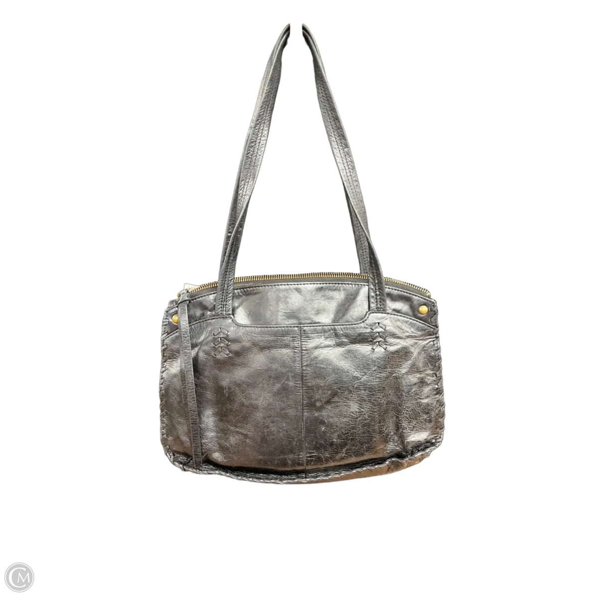 Handbag Leather By Hobo Intl, Size: Medium