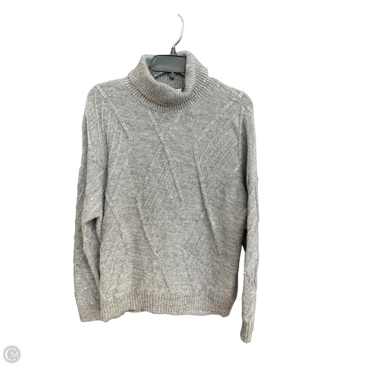 Sweater By Rachel Zoe In Silver, Size: Xl