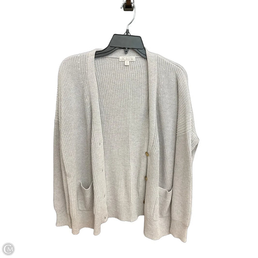 Sweater Cardigan By J. Crew In Grey, Size: Xs