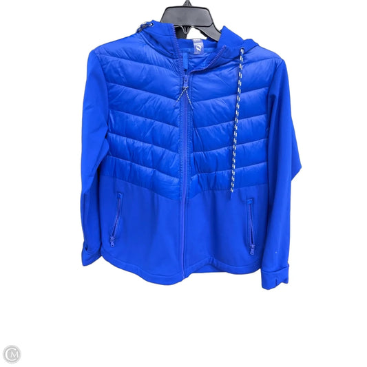Athletic Jacket By Lou And Grey In Blue, Size: Xs