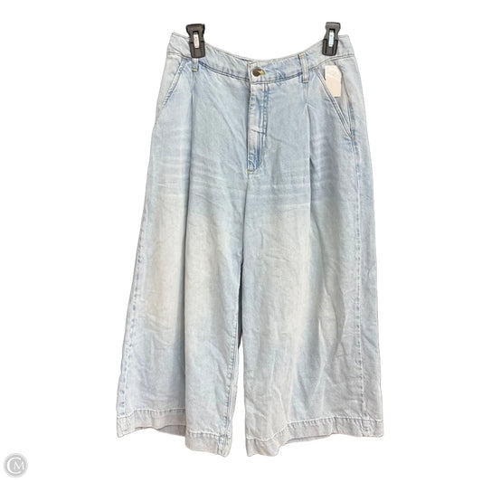 Jeans Cropped By Pilcro In Blue Denim, Size: 8