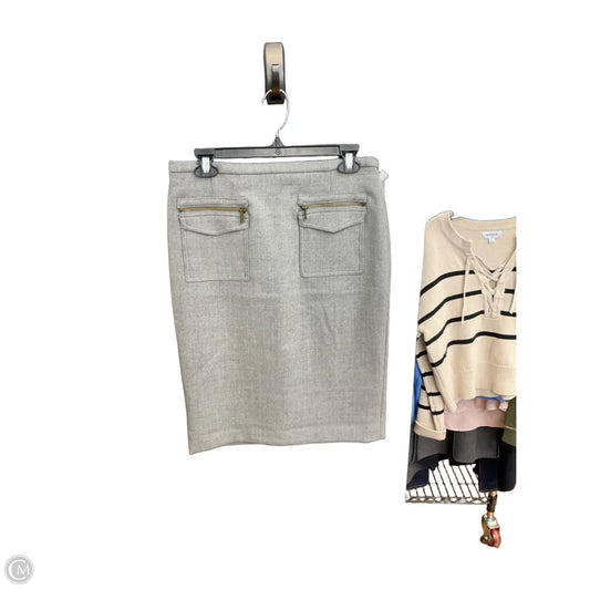 Skirt Midi By J. Crew In Grey, Size: 4