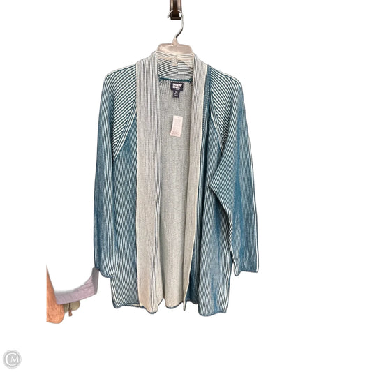 Cardigan By Lands End In Blue, Size: 2x