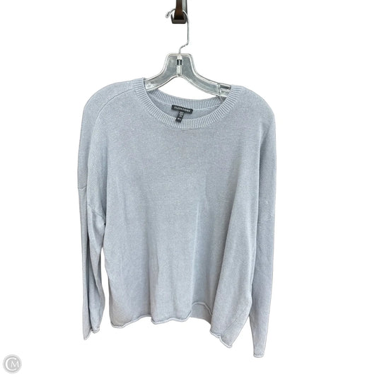 Sweater By Eileen Fisher In Grey, Size: L