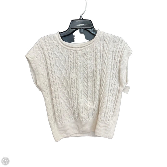 Sweater Short Sleeve By Rachel Zoe In White, Size: S