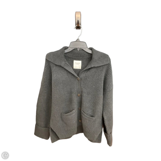 Sweater Cardigan By Abercrombie And Fitch In Black, Size: S