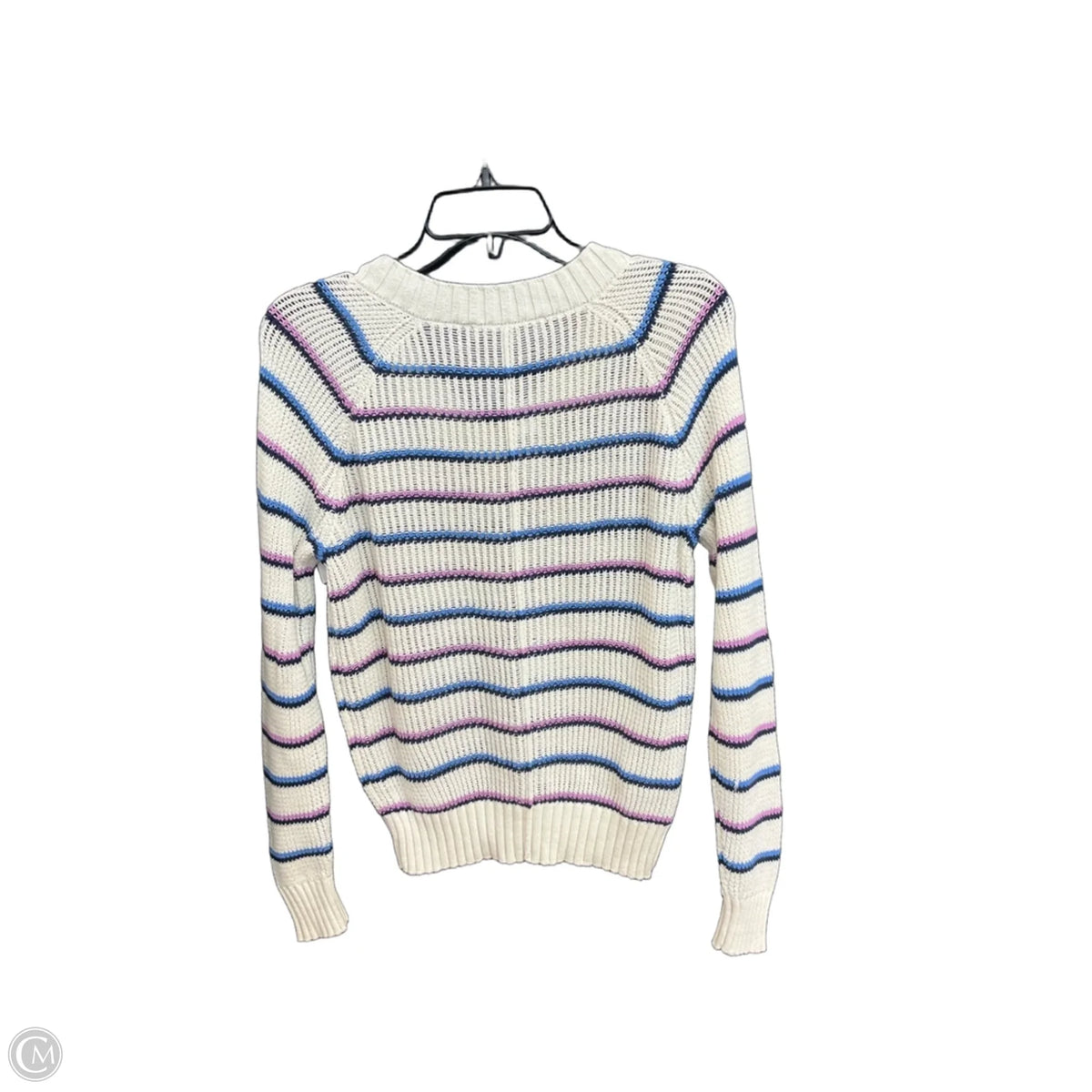 Sweater By Loft In Striped Pattern, Size: S