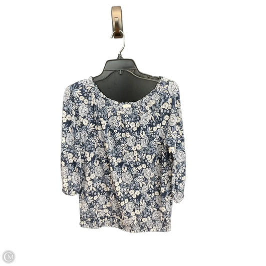 Top Long Sleeve By J. Jill In Blue, Size: S
