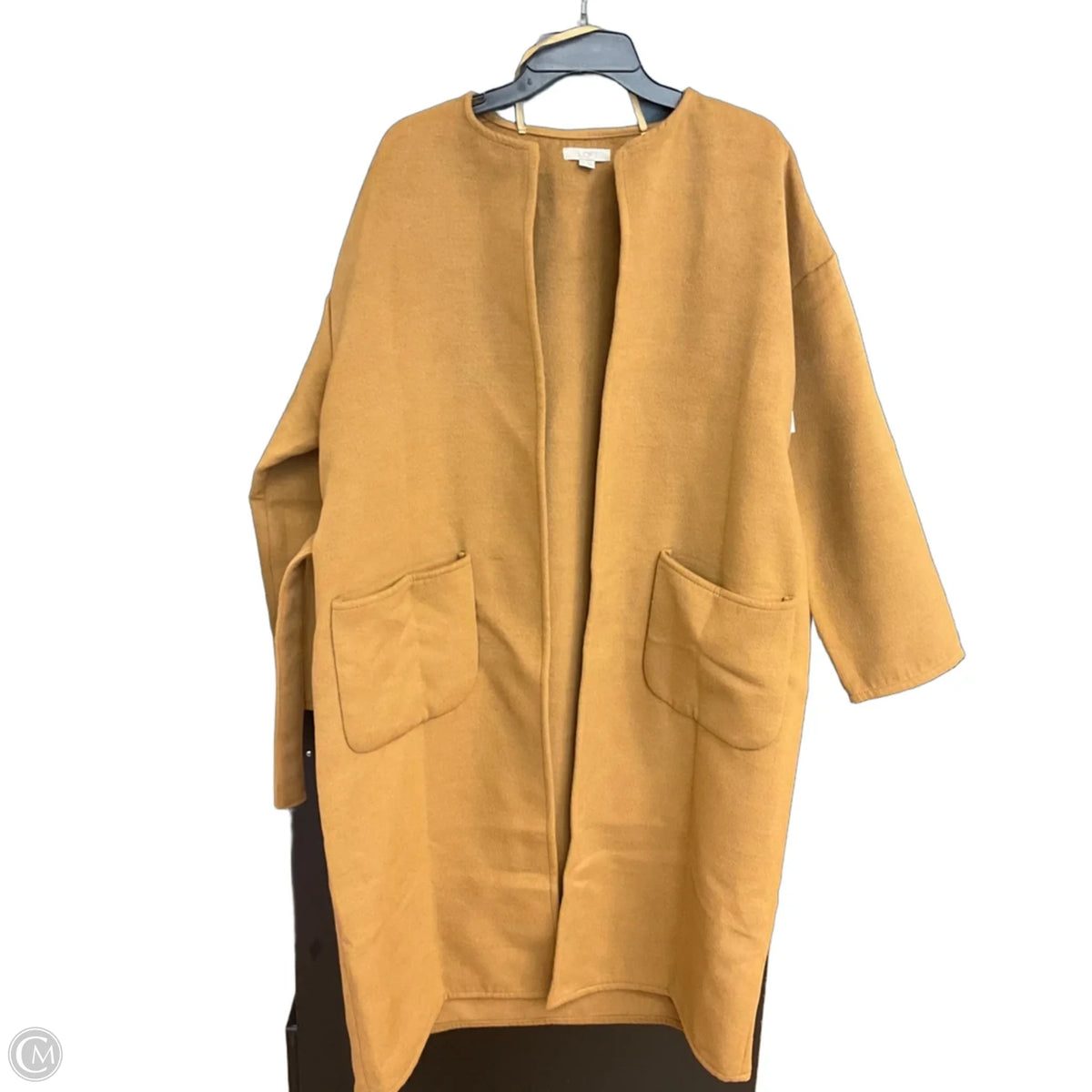 Coat Wool By Loft In Brown, Size: M