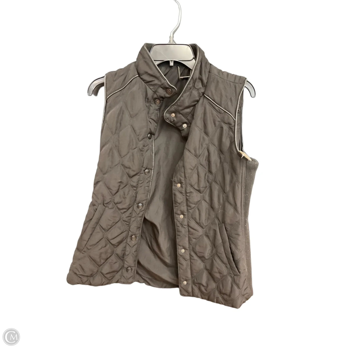 Vest Puffer & Quilted By Chicos In Black, Size: S