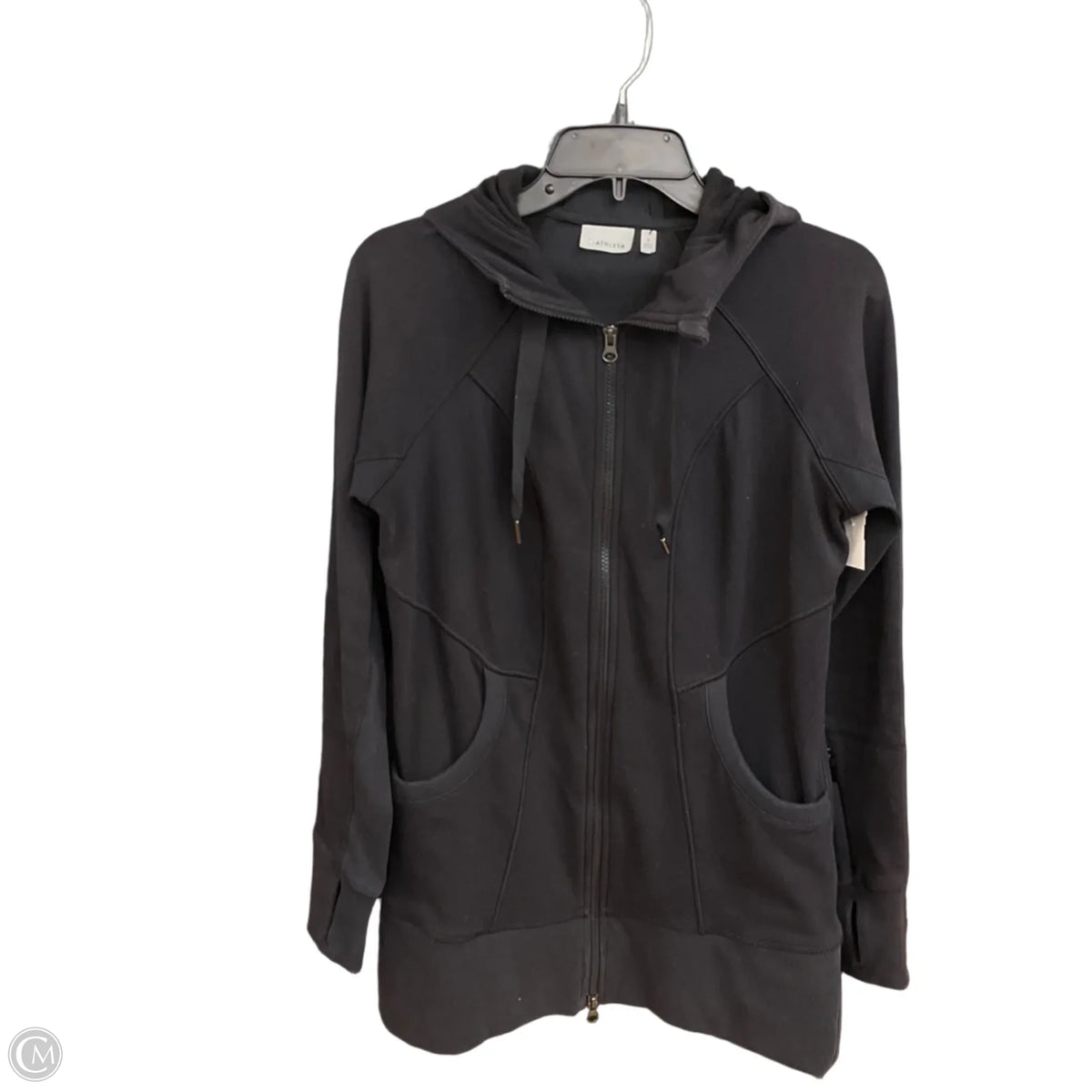 Athletic Jacket By Athleta In Black, Size: S