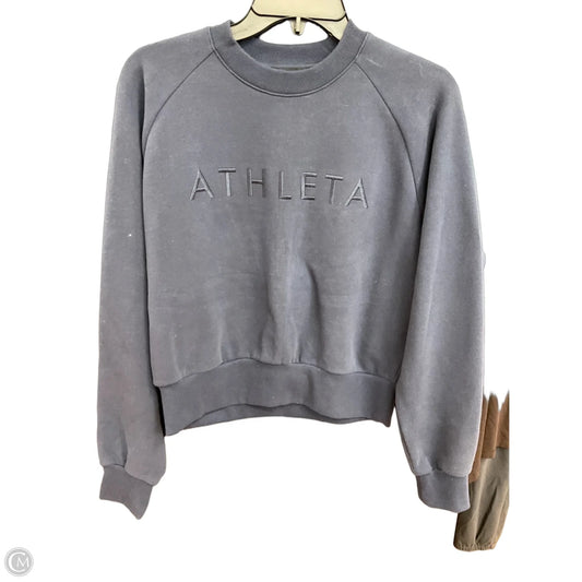 Sweatshirt Crewneck By Athleta In Blue, Size: Xxs