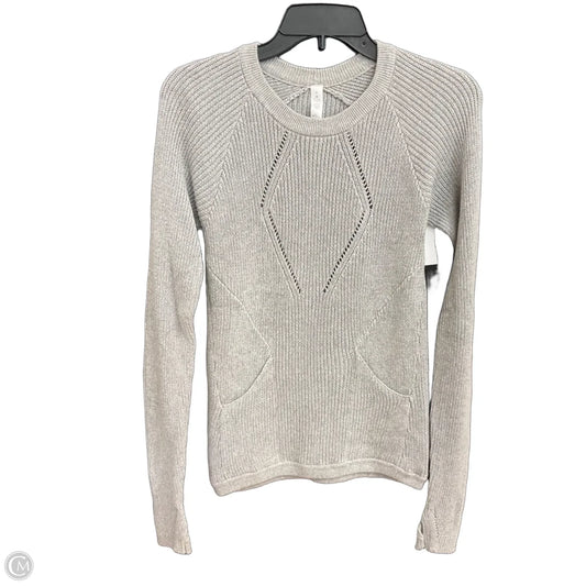 Sweater By Lululemon In Grey, Size: M