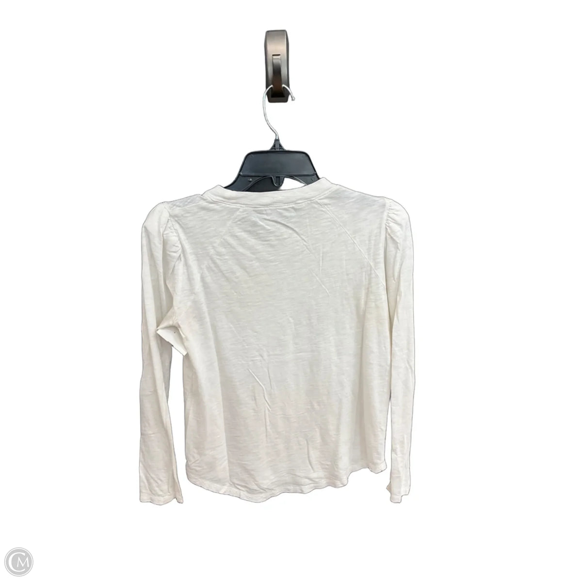Top Long Sleeve By Veronica Beard In White, Size: S
