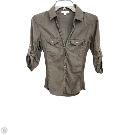 Blouse Short Sleeve By James Perse In Black, Size: Xs