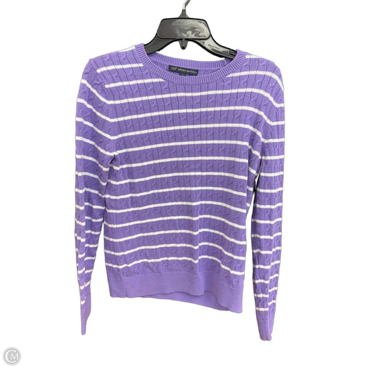 Sweater By Brooks Brothers In Striped Pattern, Size: L