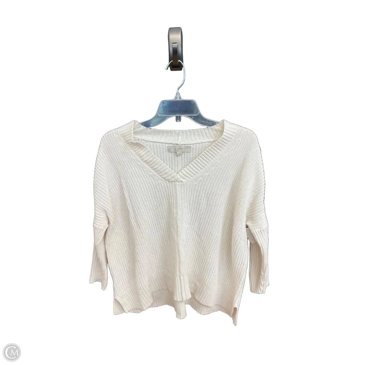Sweater By Loft In White, Size: S