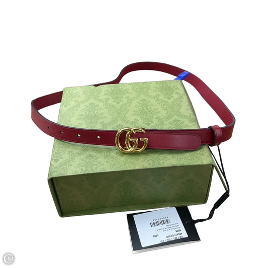 Belt Luxury Designer By Gucci, Size: