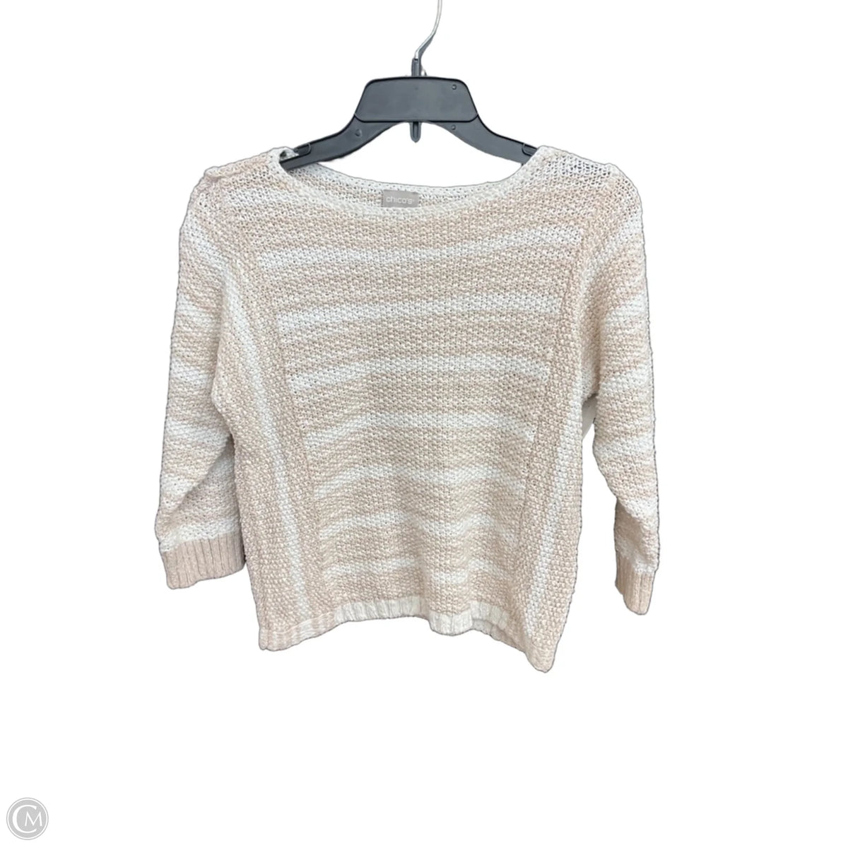 Sweater By Chicos In Tan, Size: S