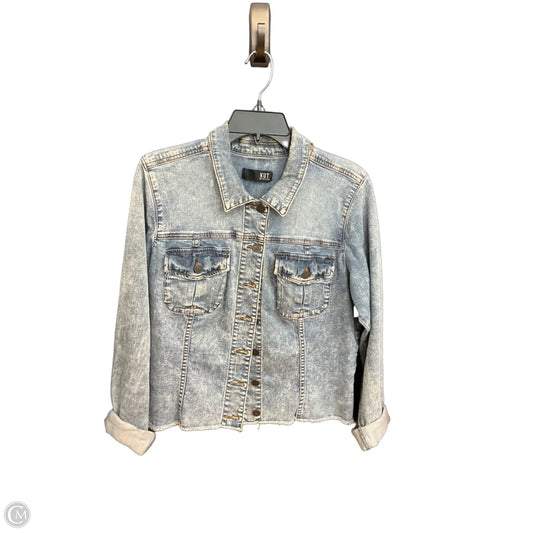 Jacket Denim By Kut In Blue Denim, Size: Xl