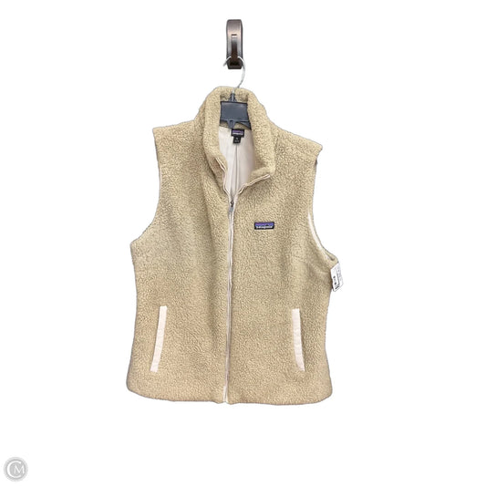 Vest Fleece By Patagonia In Tan, Size: Xl