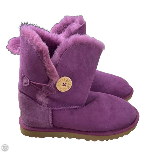 Boots Designer By Ugg In Purple, Size: 6