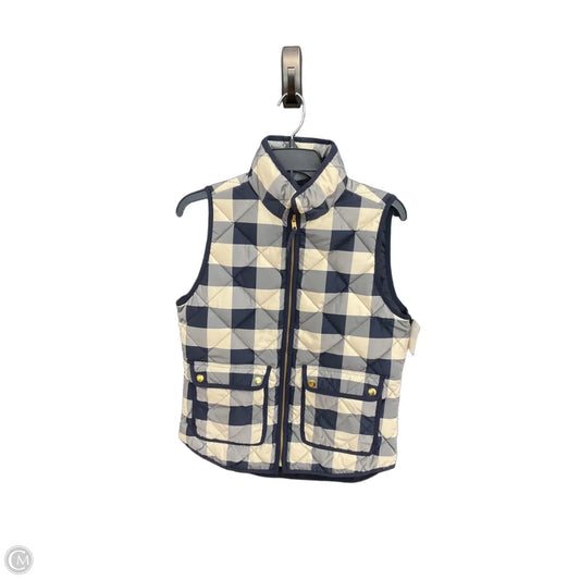 Vest Puffer & Quilted By J. Crew In Checkered Pattern, Size: Xs