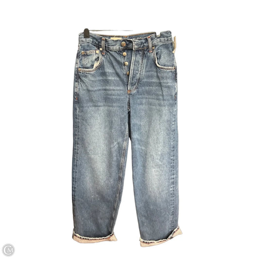 Jeans Boyfriend By Pilcro In Blue Denim, Size: 2