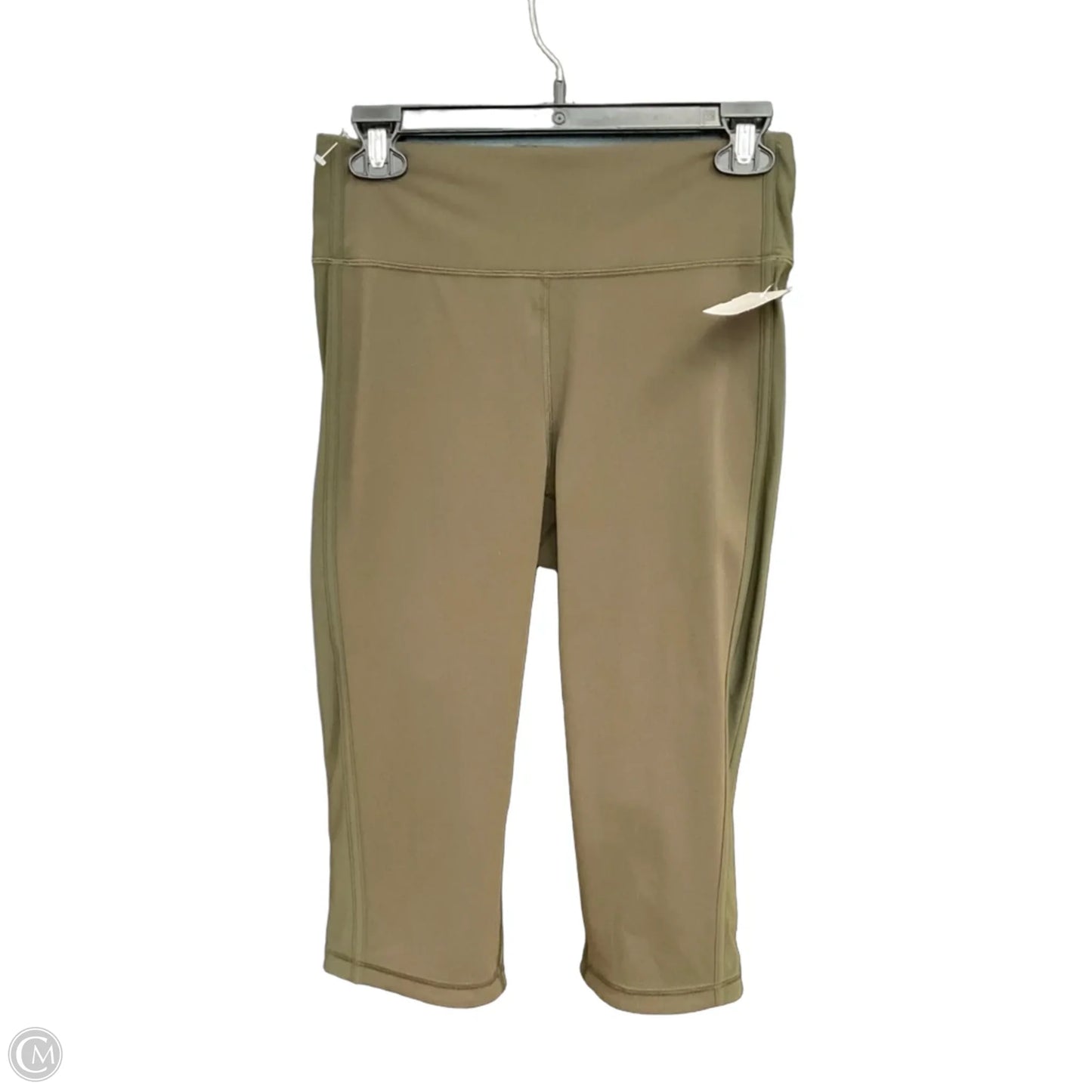 Athletic Capris By Lululemon In Green, Size: M