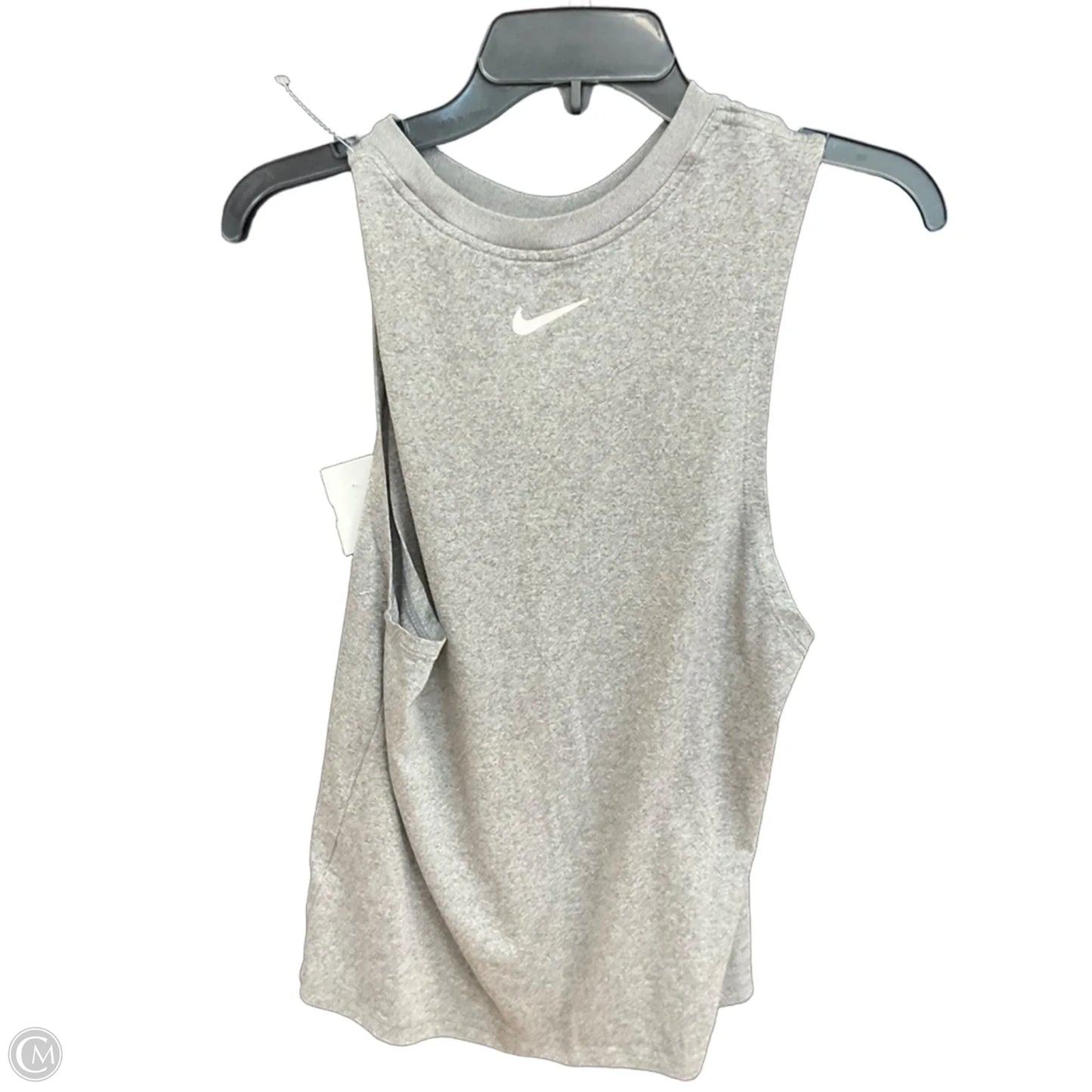 Athletic Tank Top By Nike Apparel In Grey, Size: S