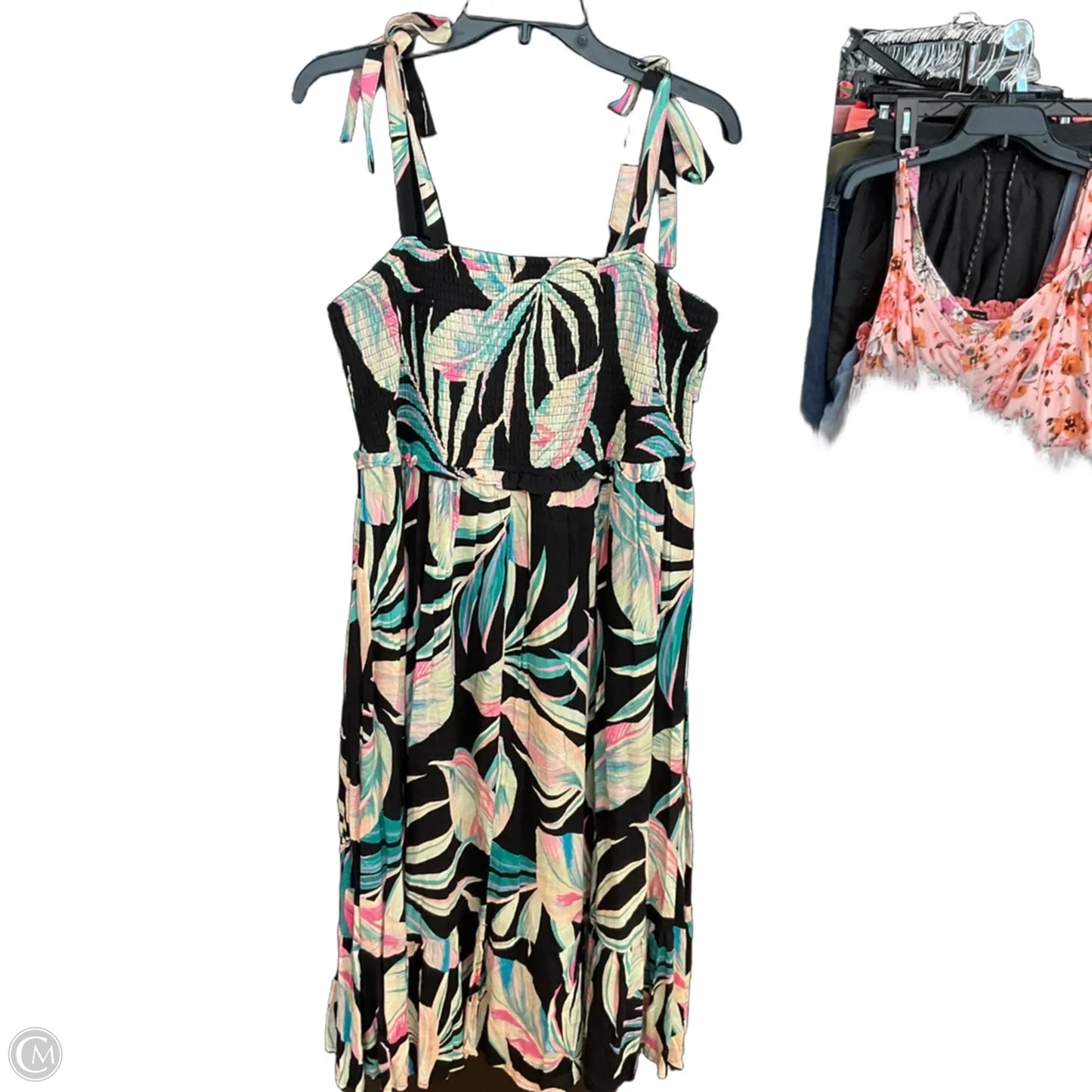 Dress Casual Midi By Torrid In Floral Print, Size: 16