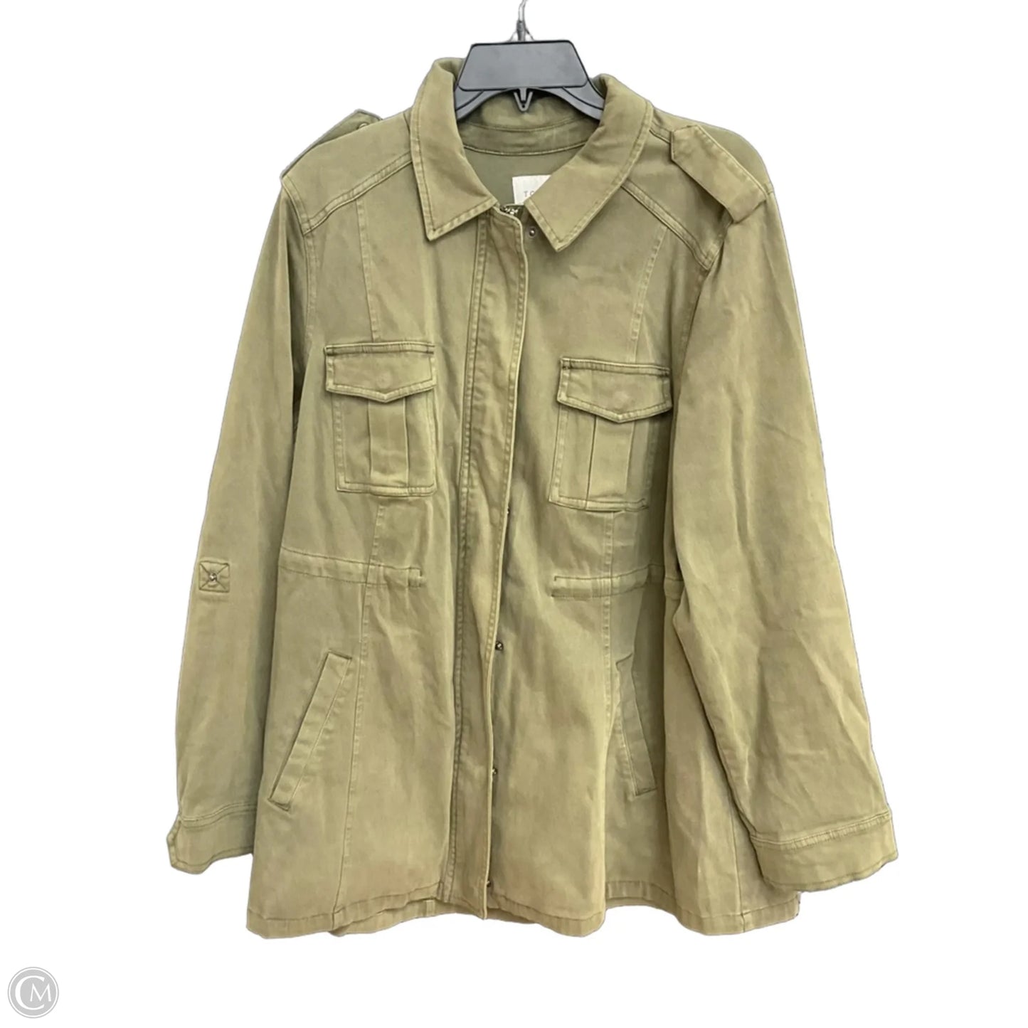 Jacket Other By Torrid In Green, Size: Xxl