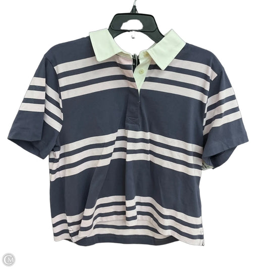 Top Short Sleeve By J. Crew In Blue, Size: L