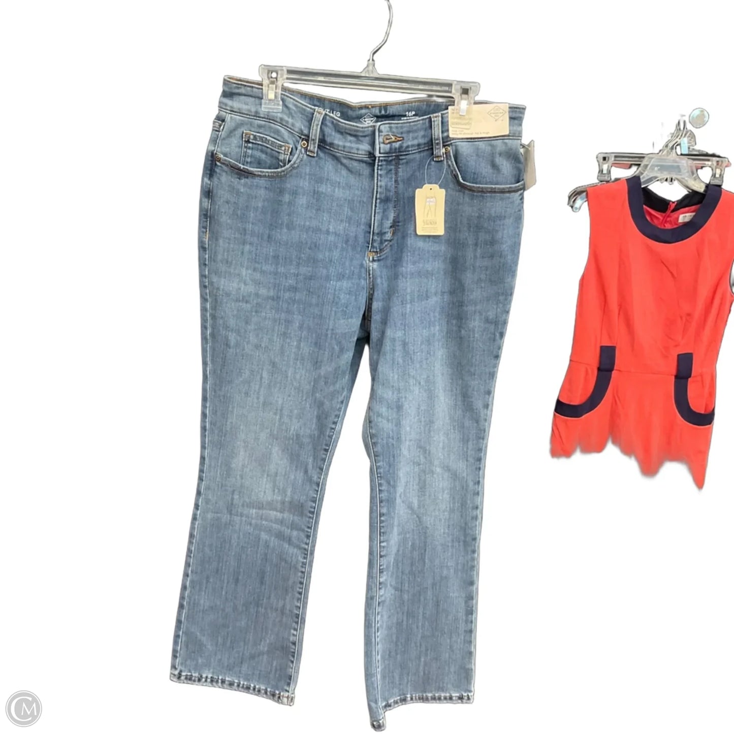 Jeans Boot Cut By St Johns Bay In Blue Denim, Size: 16