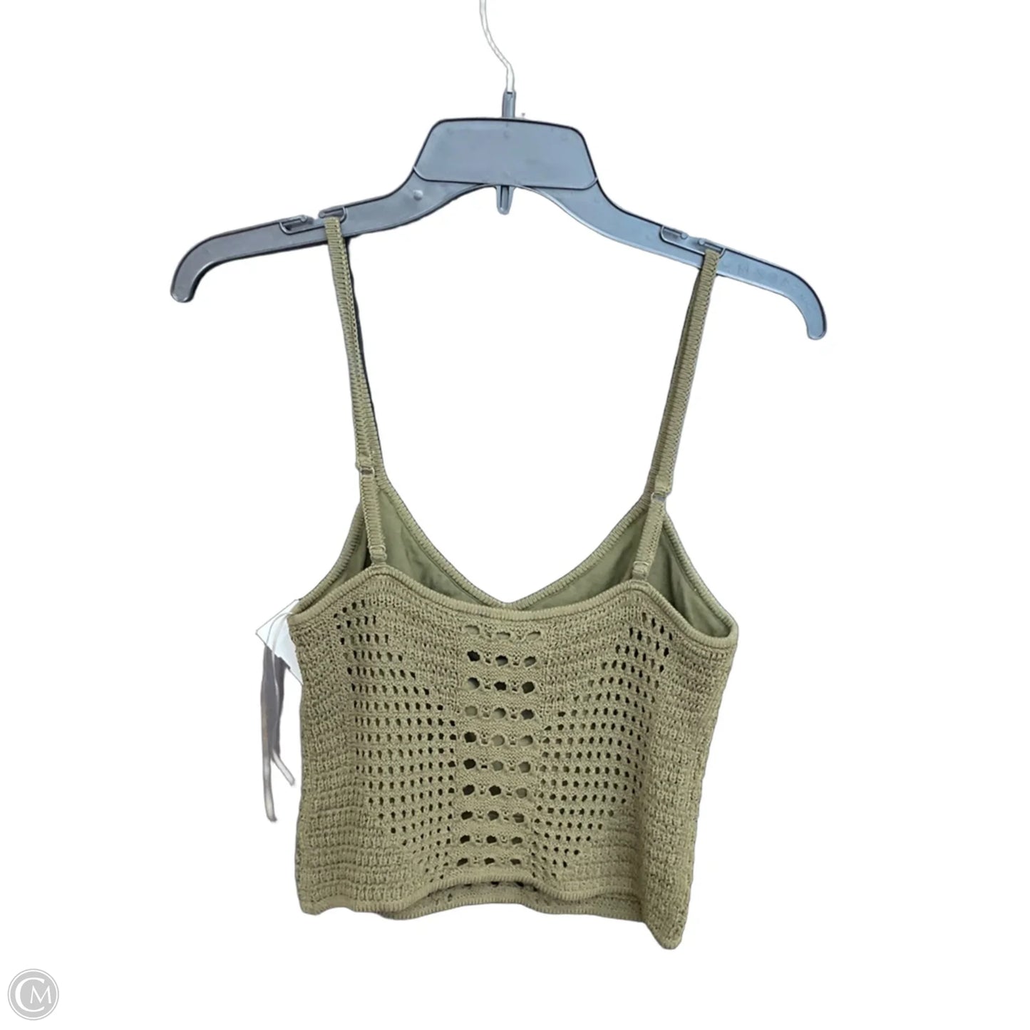 Top Sleeveless By Express In Green, Size: Xxs