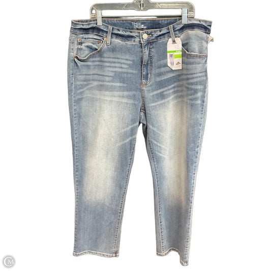 Jeans Boot Cut By Time And Tru In Blue Denim, Size: 20
