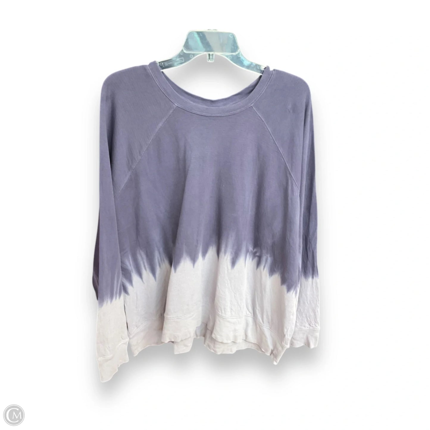 Athletic Top Long Sleeve Crewneck By Athleta In Blue, Size: 2x