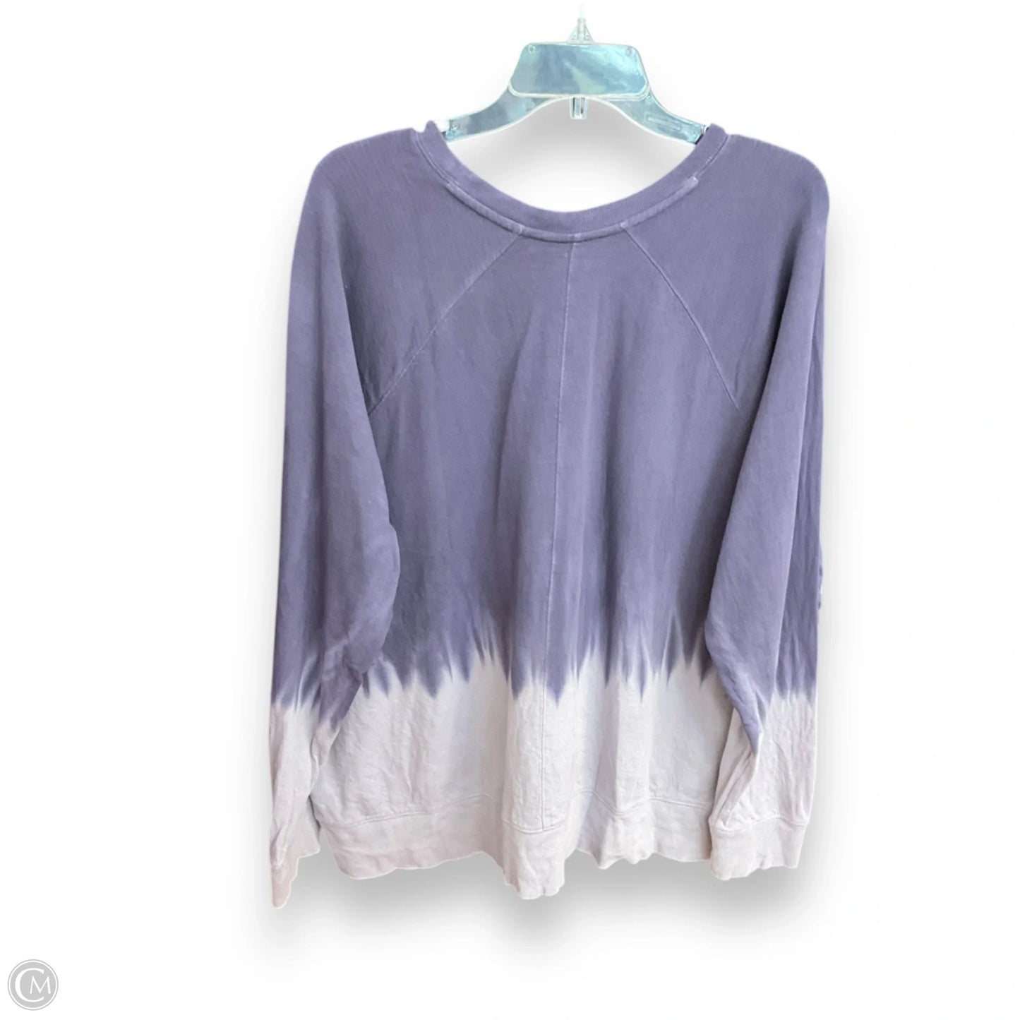 Athletic Top Long Sleeve Crewneck By Athleta In Blue, Size: 2x