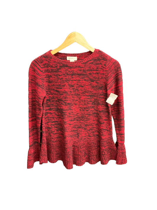 Red Black Sweater Style And Company, Size S