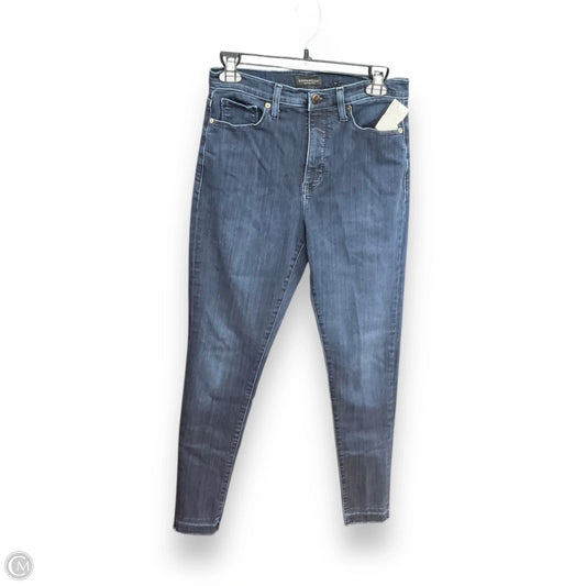Jeans Skinny By Banana Republic In Blue Denim, Size: 8