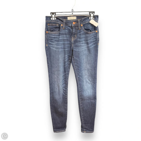 Jeans Skinny By Madewell In Blue Denim, Size: 2